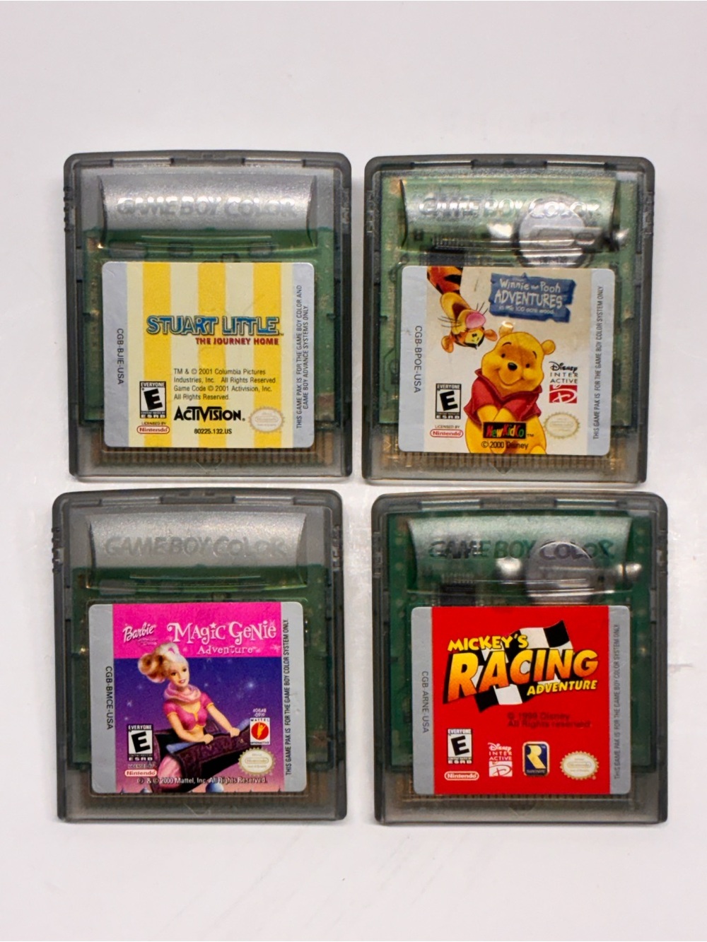 Lot of 4 Loose Nintendo Game Boy Color GBC Games All Tested And Working